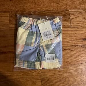 The Beaufort Bonnet Company Shelton Shorts - Madras 6-12M NWT